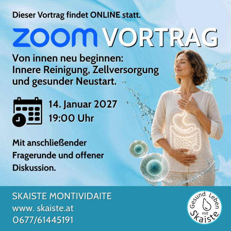 14. Januar 2027 | Online Vortrag: Von innen neu beginnen